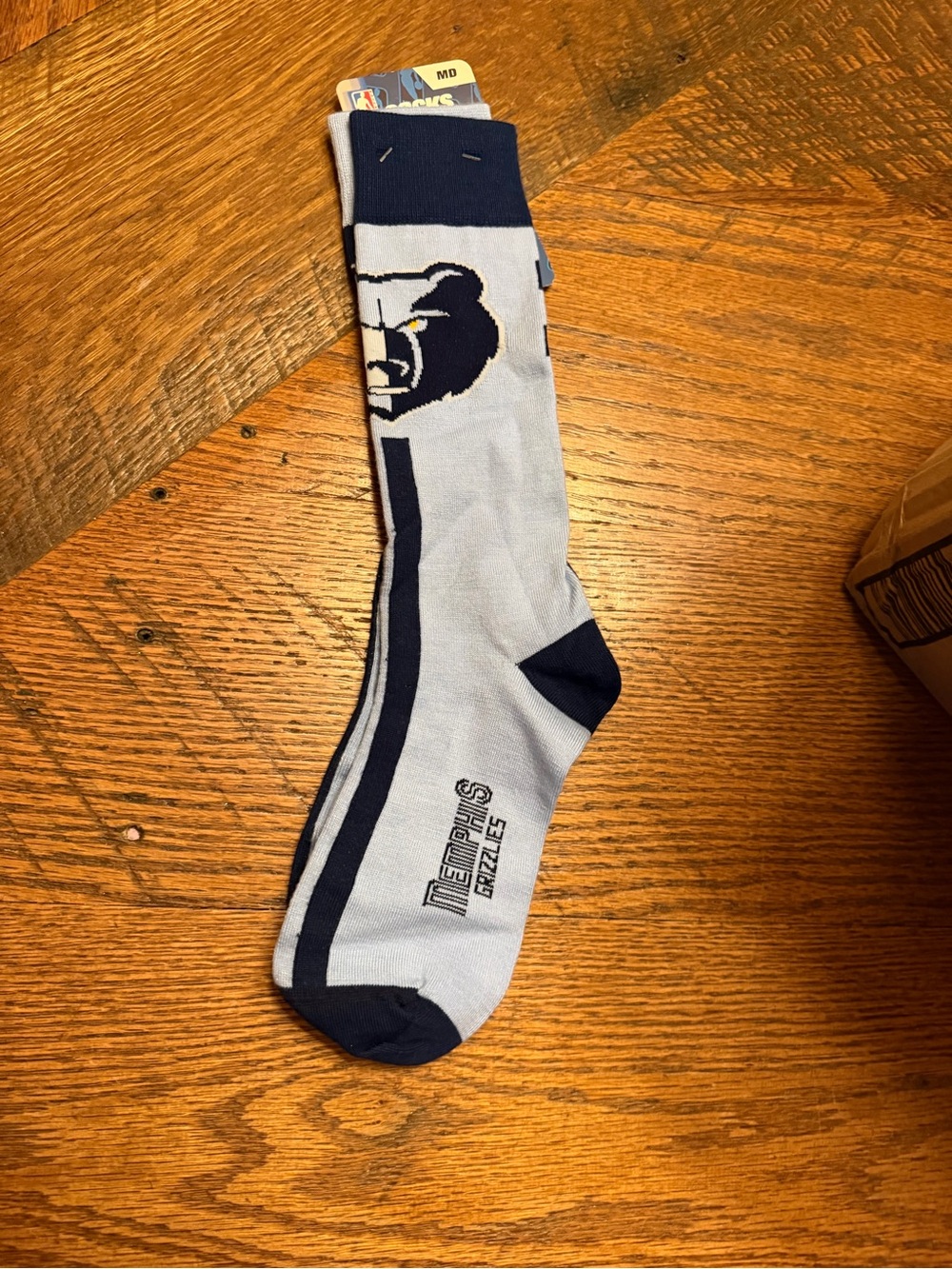 Memphis Grizzlies NBA socks β basketball. Sz med